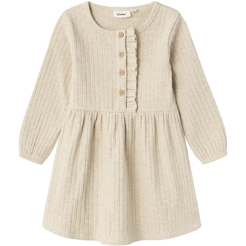 Lil'Atelier Bleached Sand Niva Dress