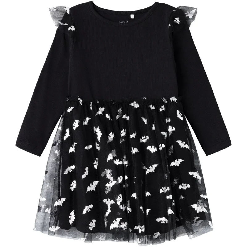 Name It Black Ottoline Tulle Skirt Dress