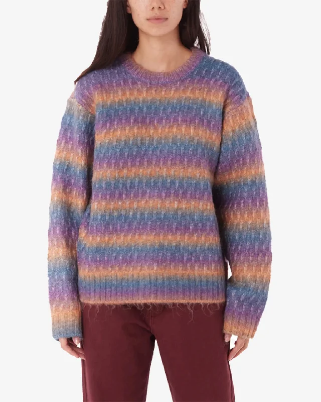 Daytrip Crew Sweater - Purple Multi