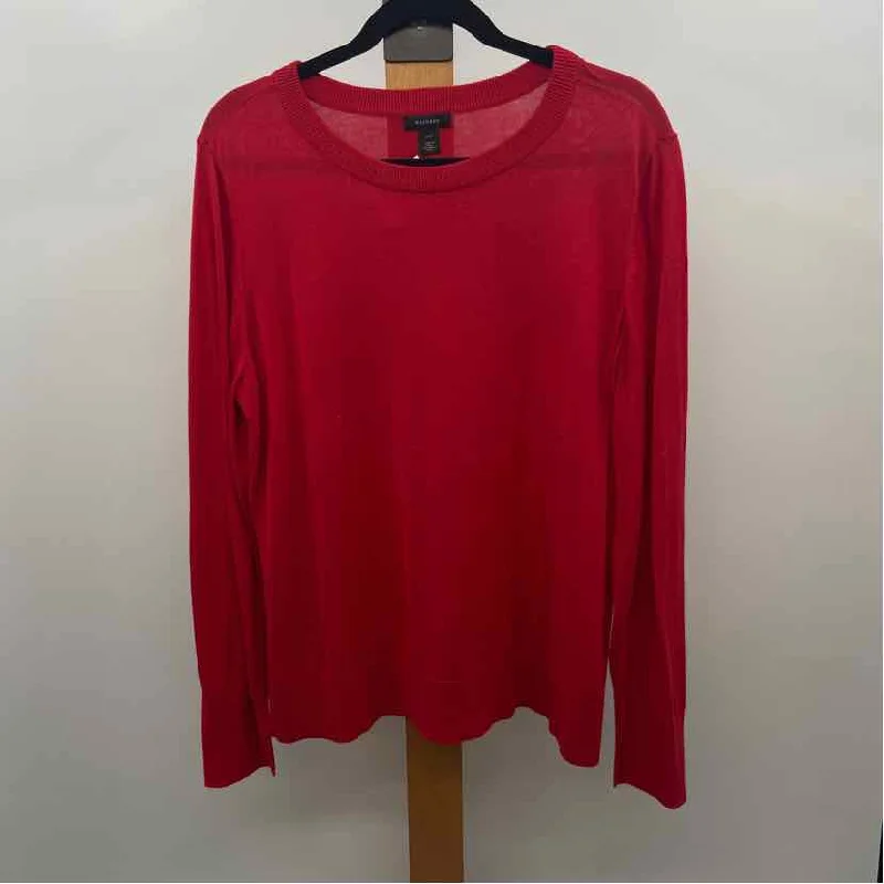 Halogen Women's Size XXL Red Solid Sweater