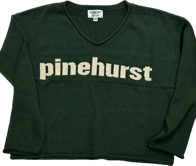 Women's Green Pinehurst Sweater