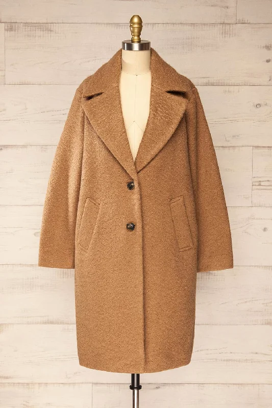 Naryn Caramel | Felt Coat