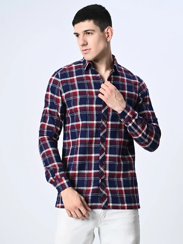 Blue Checks Full Sleeve Shirt