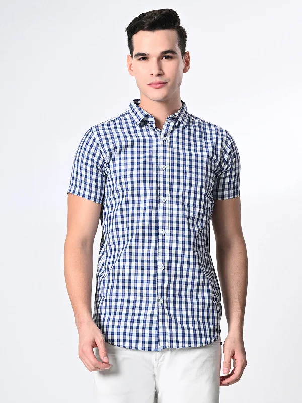 Blue Checks Full Sleeve Shirt