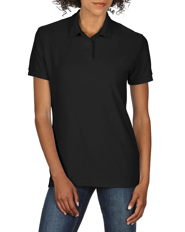 Gildan Ladies DryBlend Double Piqué Sport Shirt, XL, Black