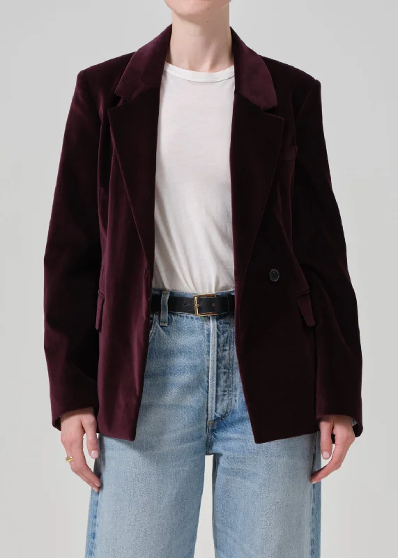 Matteau Blazer in Bordeaux