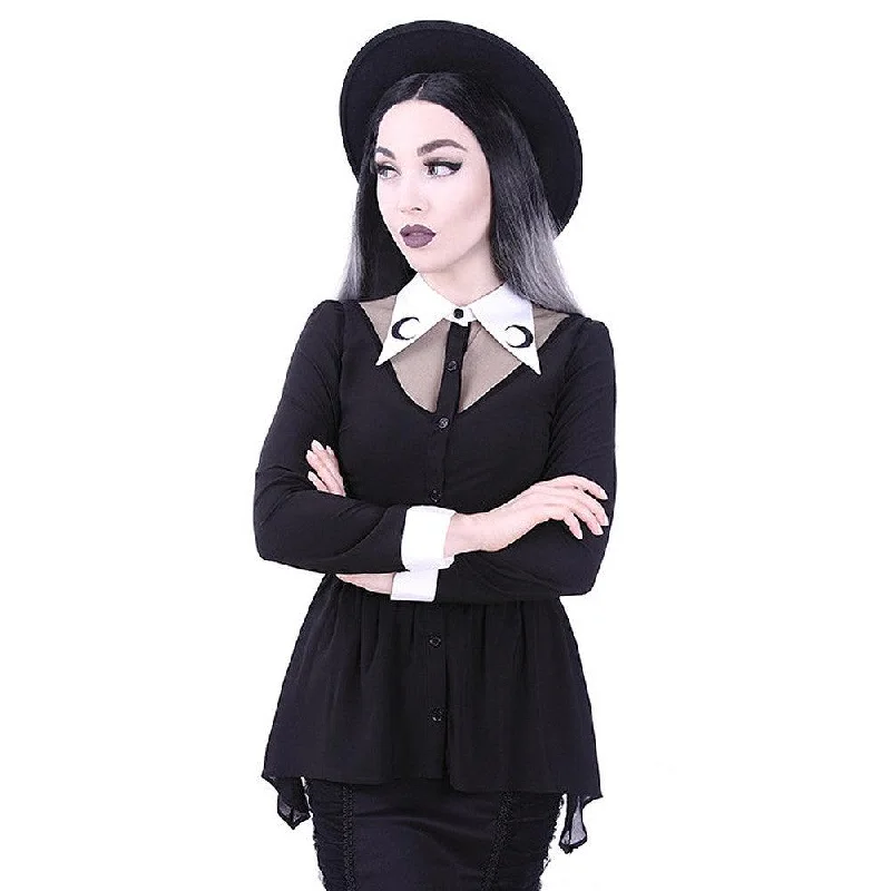 Restyle - LUNA SHIRT - Women's Top - Black