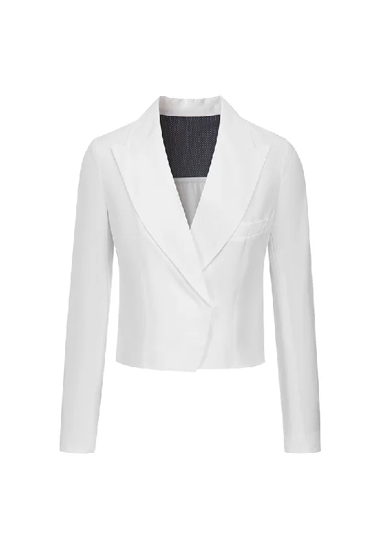 Byron Crease-Resistant Fitted Cropped Blazer