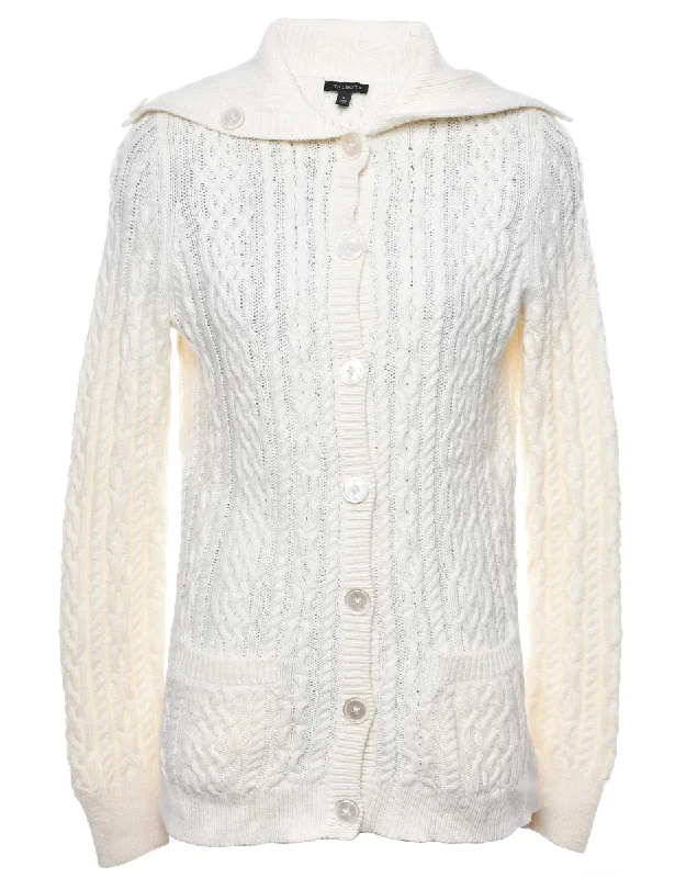 Cable Knit Cardigan - S