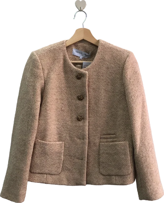 Gerard Darel Beige Wool Blazer Jacket EU 38