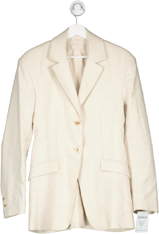 Holzweiler Voyage Single-breasted Blazer In Nude UK S