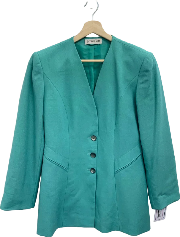 Jaques Vert Green Blazer UK 14