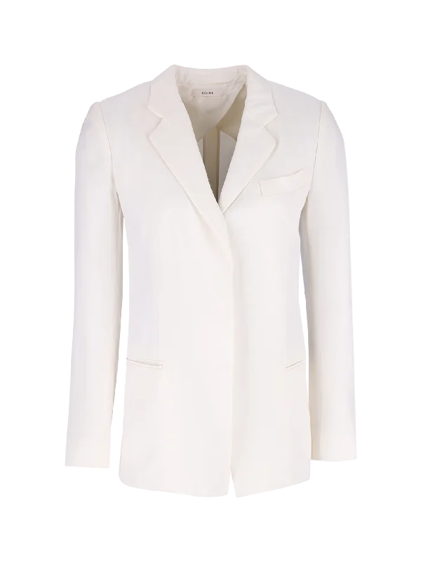 open-front tailored blazer