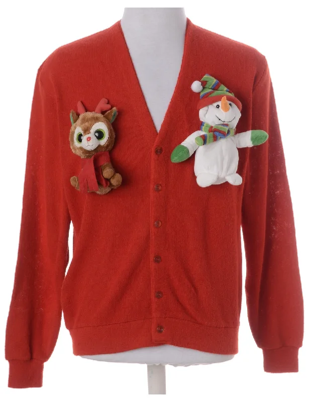 Label Novelty Christmas Cardigan