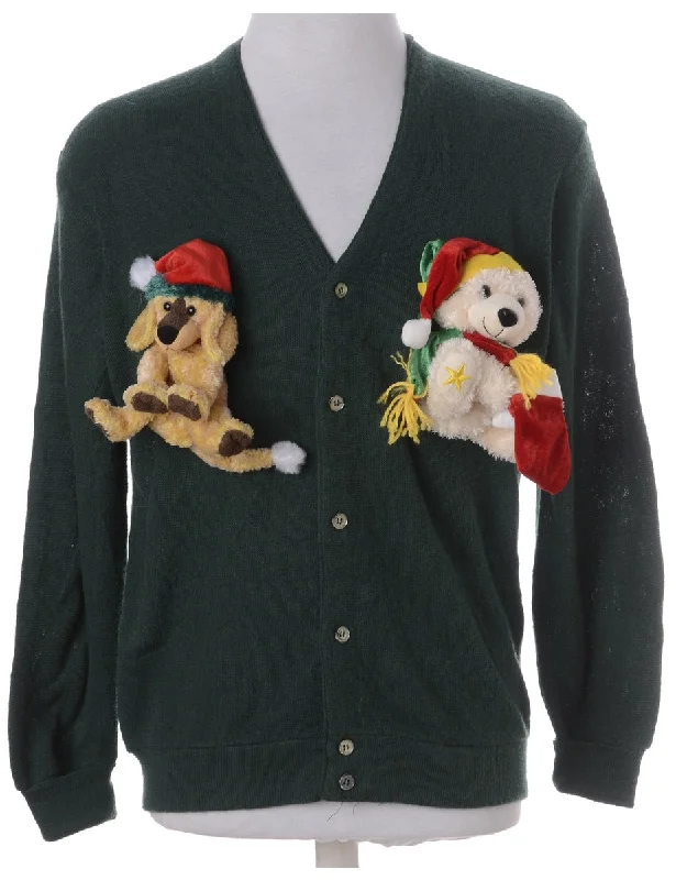 Label Novelty Christmas Cardigan