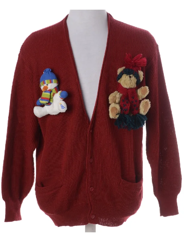 Label Novelty Christmas Cardigan