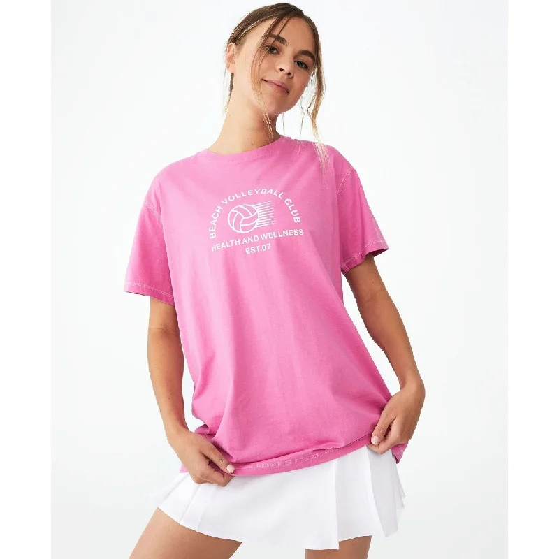 COTTON ON Women's Active Organic T-Shirt Pink