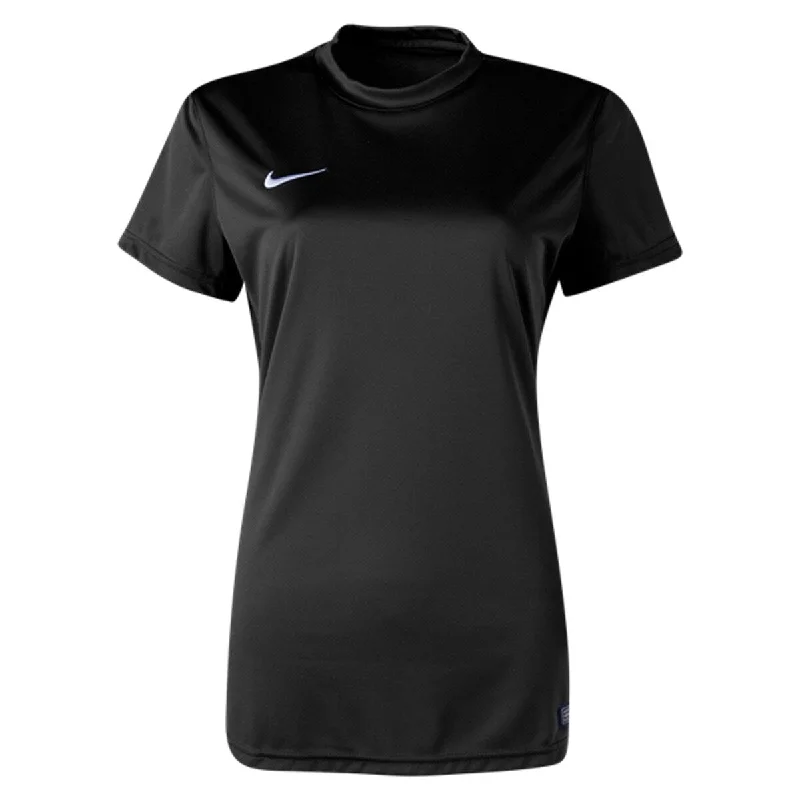 Nike Women's Tiempo II Jersey T-Shirt Black Size Medium