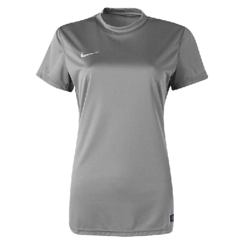 Nike Women's Tiempo II Jersey T-Shirt Gray - Grey