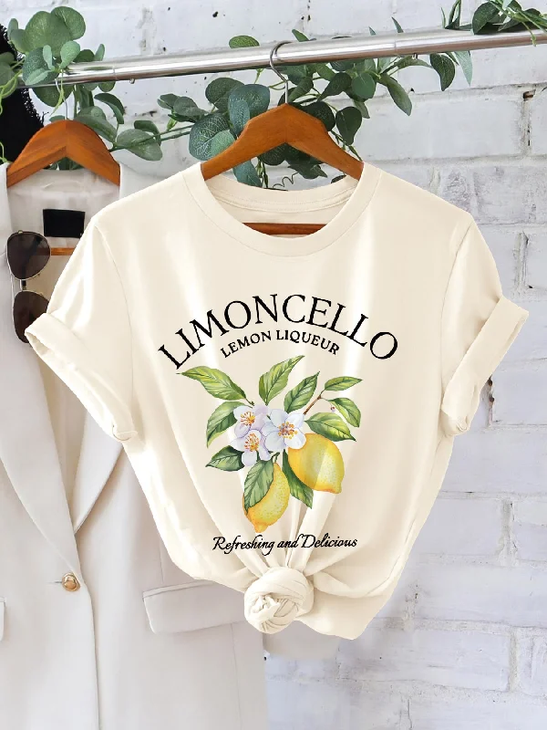 Lemon Print T-Shirt – Trendy, Eco-Friendly Comfort ?