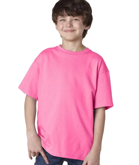 2000B - Gildan Ultra Cotton® Youth T-Shirt | Safety Pink