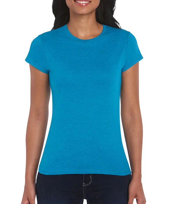 64000L - Gildan Junior-Fit Softstyle® Ladies T-Shirt | Antique Sapphire