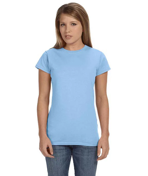 64000L - Gildan Junior-Fit Softstyle® Ladies T-Shirt | Light Blue