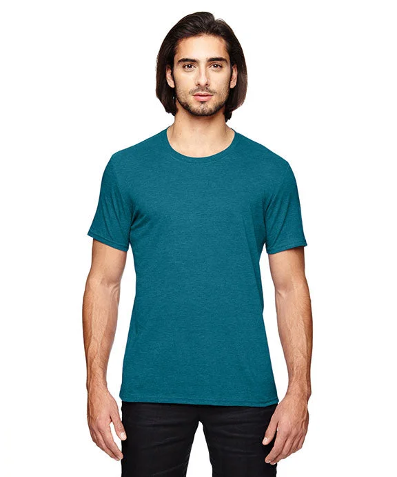 6750 - Gildan Adult Triblend T-Shirt | Heather Galapagos Blue