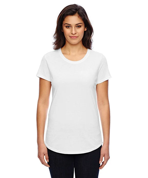 6750L - Gildan Ladies Tri-blend Scoop Neck T-Shirt | White