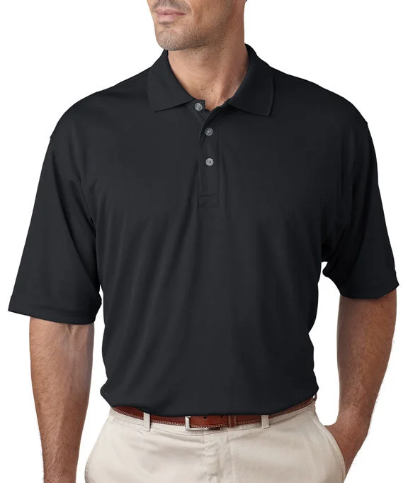 8405 - UltraClub Mens Cool & Dry Sport Polo Shirt | Black