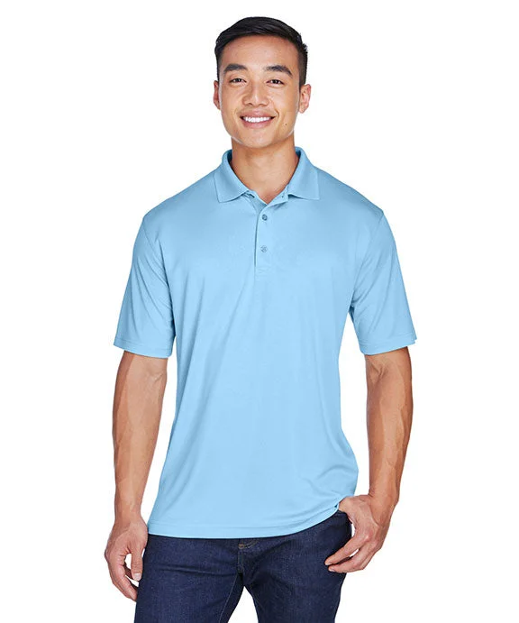 8405 - UltraClub Mens Cool & Dry Sport Polo Shirt | Columbia Blue