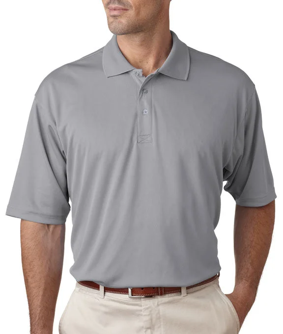 8405 - UltraClub Mens Cool & Dry Sport Polo Shirt | Grey