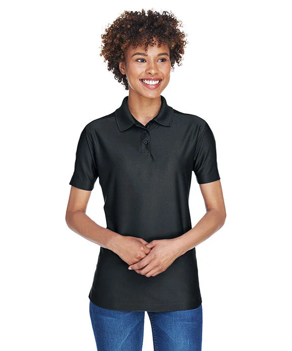 8414 - UltraClub Ladies Cool & Dry Elite Performance Polo Shirt | Black