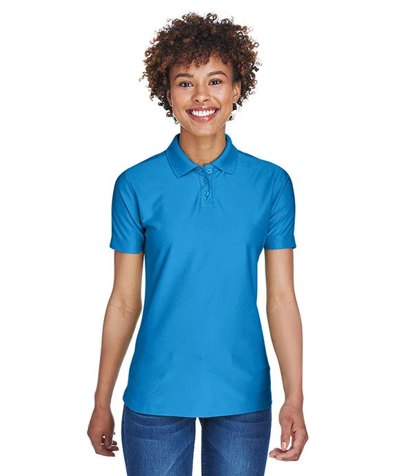 8414 - UltraClub Ladies Cool & Dry Elite Performance Polo Shirt | Pacific Blue