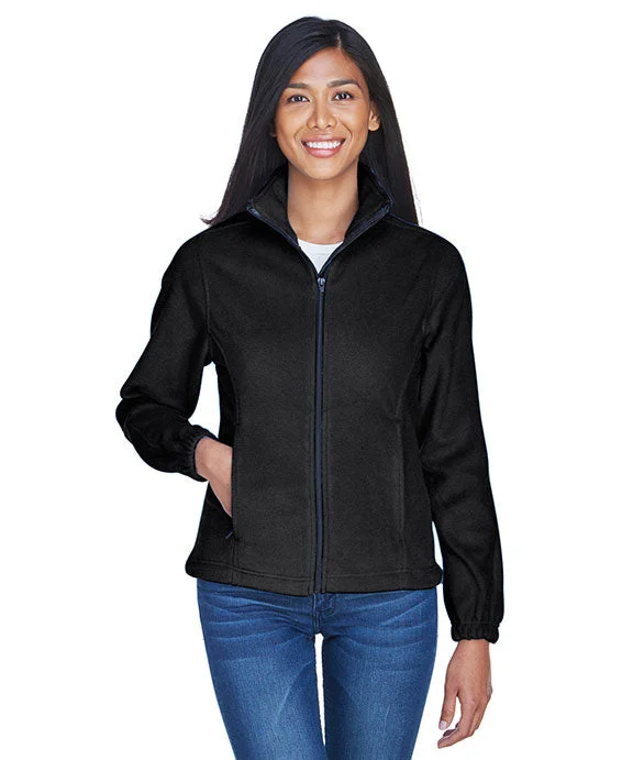 8481 - UltraClub Ladies Iceberg Fleece Full-Zip Jacket | Black