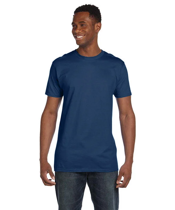 4980 - Hanes Adult nano-T® T-Shirt | Heather Navy