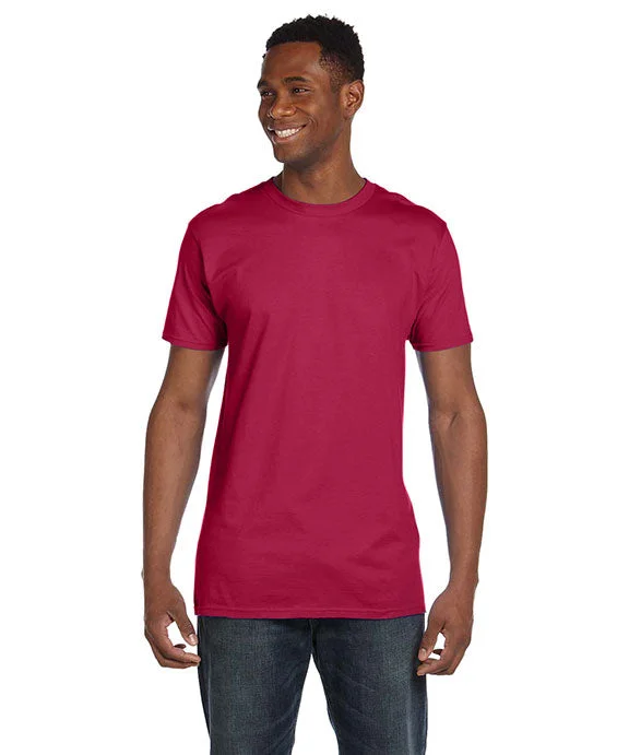 4980 - Hanes Adult nano-T® T-Shirt | Heather Red