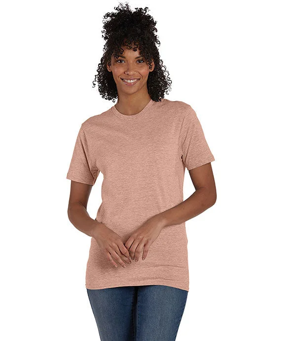 4980 - Hanes Adult nano-T® T-Shirt | Marbled Cantaloupe