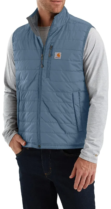 Carhartt 102286 Men's Rain Defender Relaxed Fit Lightweight Insulated Vest, Thundercloud