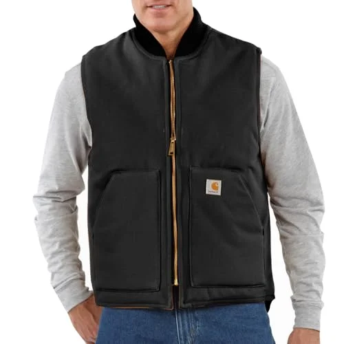 Carhartt 106676 Men's V01 Relaxed Fit Firm Duck Insulated Rib Collar Vest