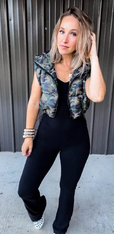 Camo Puffer Vest