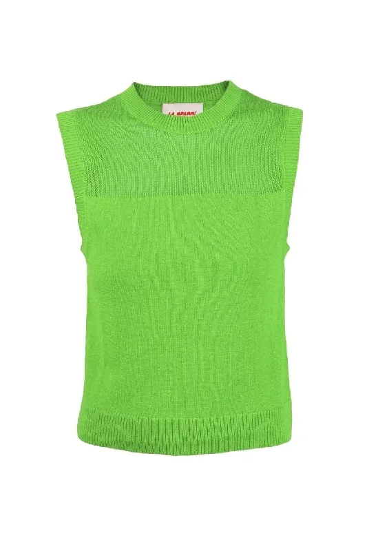 LA G LIME CROPPED VEST