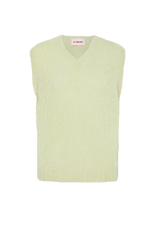 LA SIERRA KNITTED PISTACHIO VEST